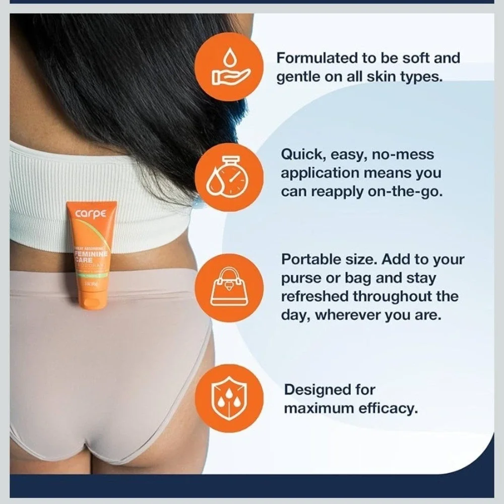 NWT Carpe Orange Feminine Care Deodorant - vanilla peach